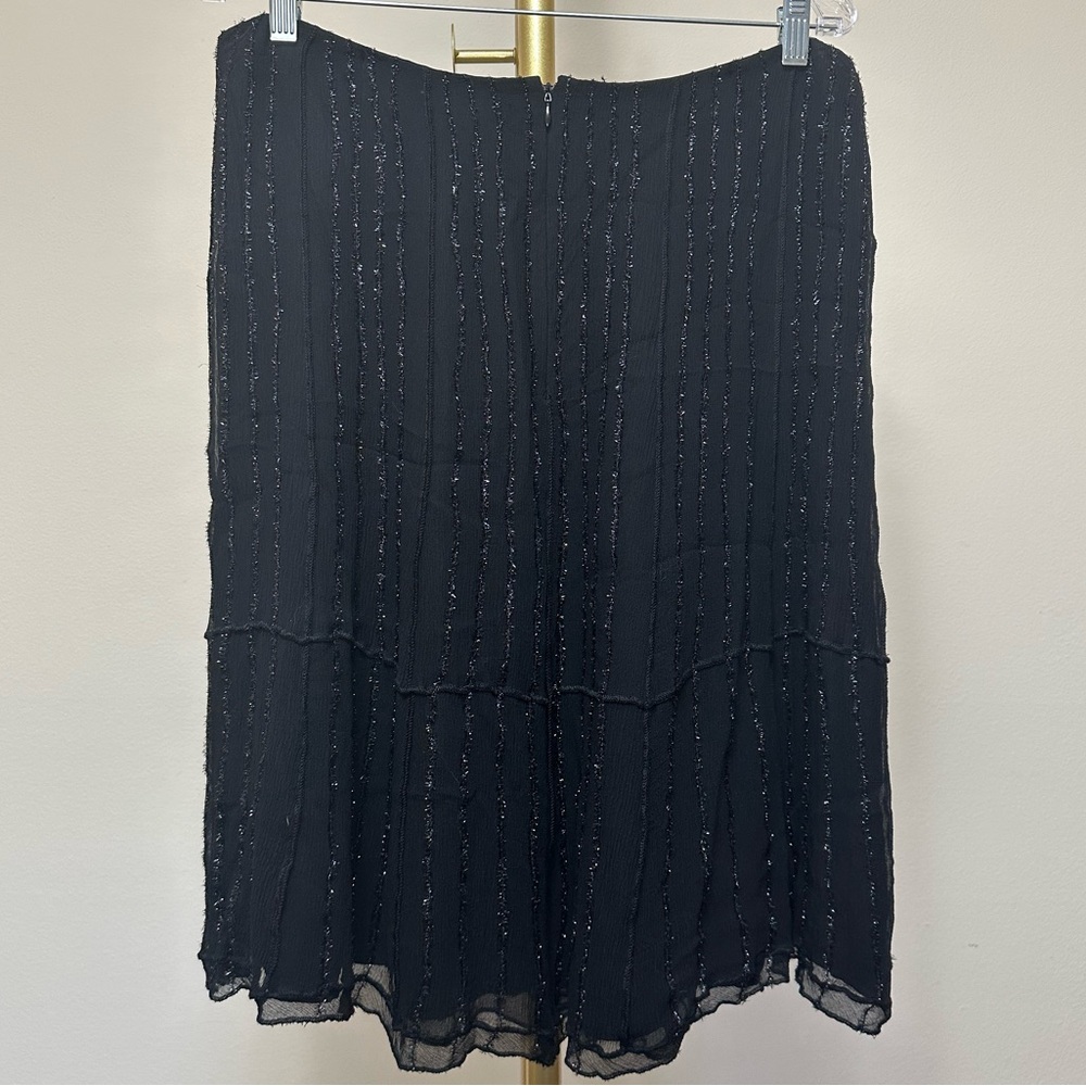 Black silk skirt * Nougat London * Size L